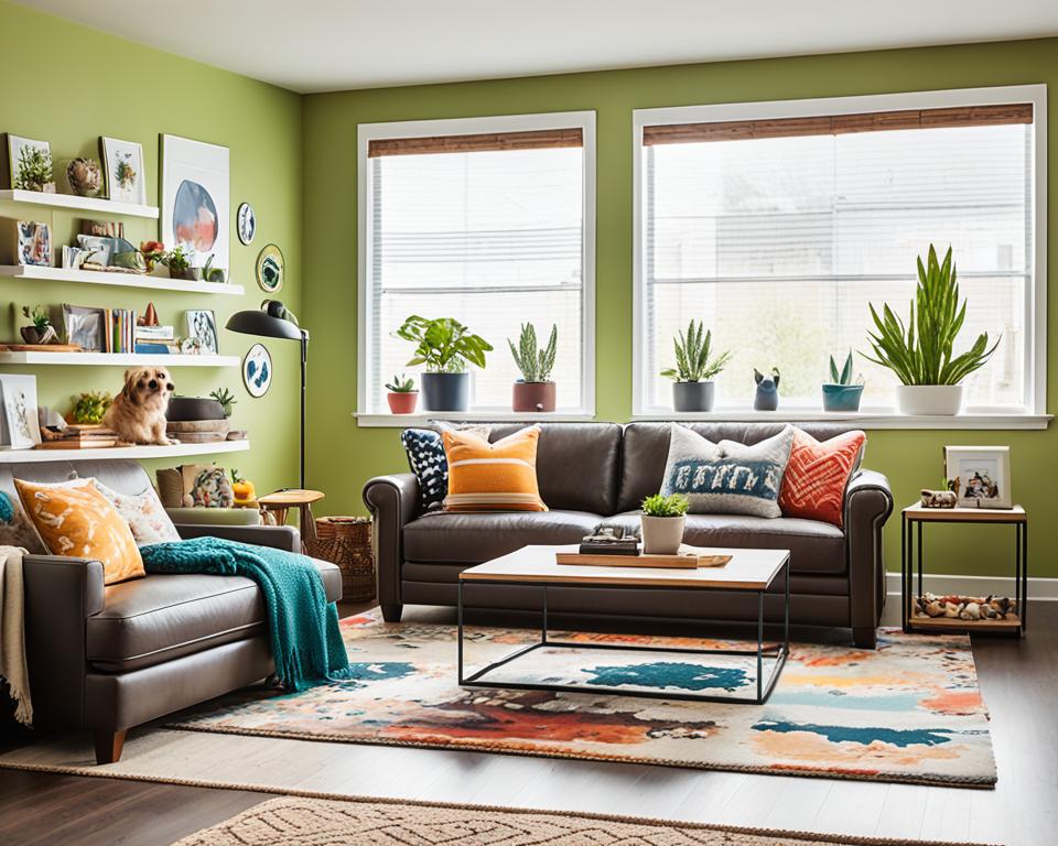 pet-friendly living room decor